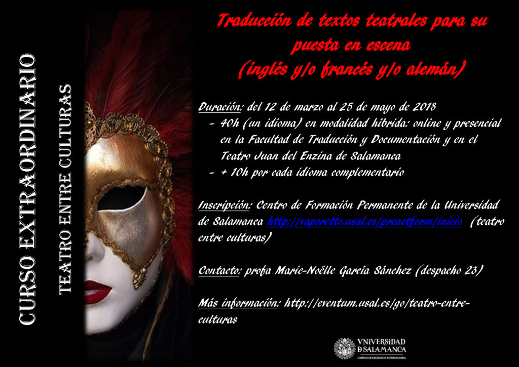 Cartel promocional de la tercera edición del curso. Incluye fechas, lugar, contacto y datos sobre insrcipción